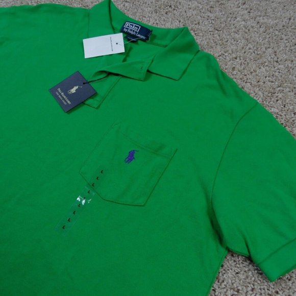 Polo Ralph Lauren Men's Shirt Large Short Sleeve Chest pocket - Picture 2 of 6